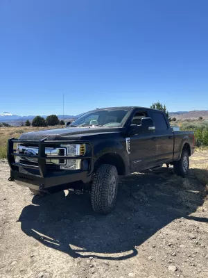 Ford f250-350 2017-2019 with a classic front weld it yourself bumper kit