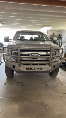Ford f250-350 2020-2022 with a classic front weld it yourself bumper kit
