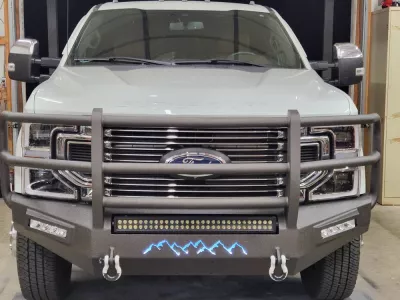 FORD F250-350 2020-2022 with CLASSIC FRONT W.I.Y.KIT STANDARD installed