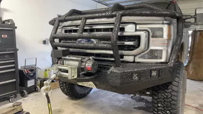 FORD F250-350 2020-2022 with CLASSIC FRONT W.I.Y.KIT STANDARD installed