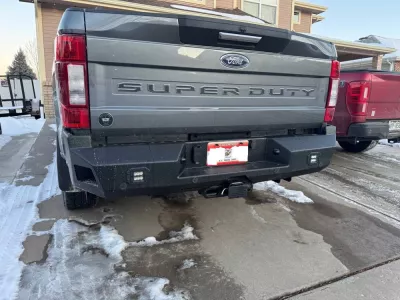 FORD F250-350 2020-2022 with CLASSIC REAR W.I.Y.KIT STANDARD installed