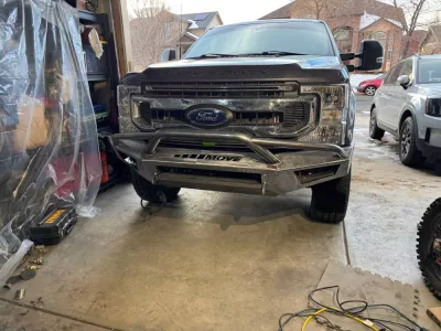 FORD F250-350 2020-2022 with PRECISION FRONT W.I.Y.KIT STANDARD installed