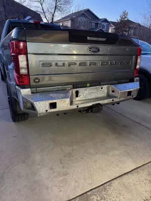 FORD F250-350 2020-2022 with CLASSIC REAR W.I.Y.KIT STANDARD installed