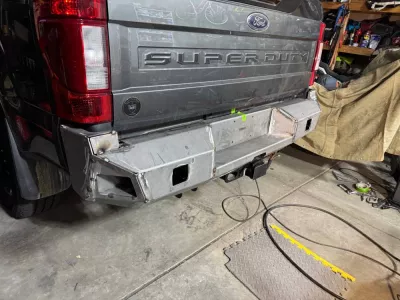 FORD F250-350 2020-2022 with CLASSIC REAR W.I.Y.KIT STANDARD installed