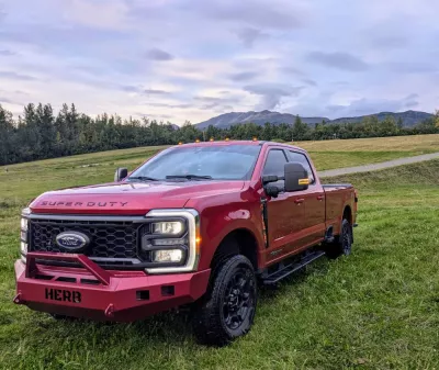 FORD F250-350 2023-2026 with CLASSIC FRONT W.I.Y.KIT STANDARD installed