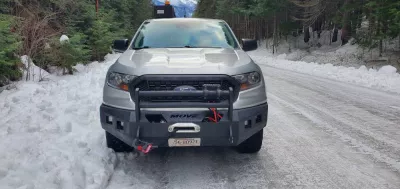 FORD RANGER 2019-2023 with CLASSIC FRONT Weld It Yourself Offroad installed