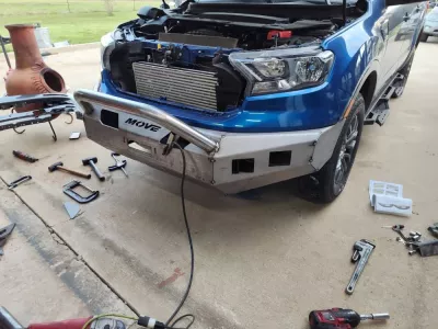FORD RANGER 2019-2023 with CLASSIC FRONT Weld It Yourself Offroad installed