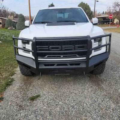 FORD RAPTOR 2017-2020 with PRECISION FRONT Weld It Yourself STANDARD installed