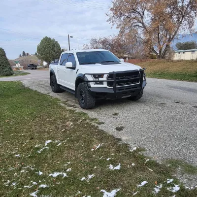FORD RAPTOR 2017-2020 with PRECISION FRONT Weld It Yourself STANDARD installed