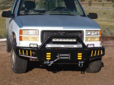 Gmc 1500 1988-1998 with a embark front weld it yourself bumper kit