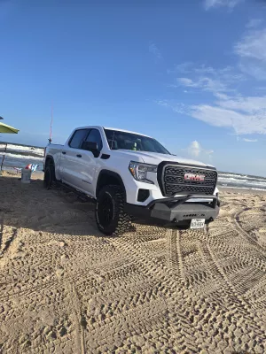 Gmc 1500 2019-2022 with a classic front weld it yourself bumper kit