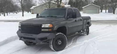 GMC 2500-3500HD 2003-2007 with PRECISION FRONT W.I.Y.KIT STANDARD installed