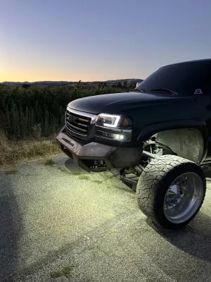 GMC 2500-3500HD 2003-2007 with PRECISION FRONT W.I.Y.KIT STANDARD installed