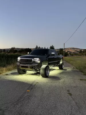 GMC 2500-3500HD 2003-2007 with PRECISION FRONT W.I.Y.KIT STANDARD installed