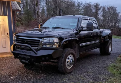 GMC 2500-3500HD 2003-2007 with PRECISION FRONT W.I.Y.KIT STANDARD installed