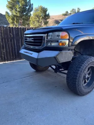 GMC 2500-3500HD 2003-2007 with PRECISION FRONT W.I.Y.KIT STANDARD installed