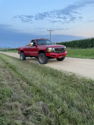 GMC 2500-3500HD 2003-2007 with PRECISION FRONT W.I.Y.KIT STANDARD installed