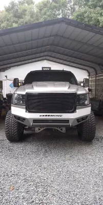 GMC 2500-3500HD 2007.5-2010 with PRECISION FRONT W.I.Y.KIT STANDARD installed