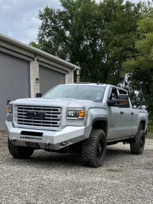 GMC 2500-3500HD 2015-2019 with CLASSIC FRONT W.I.Y.KIT STANDARD installed