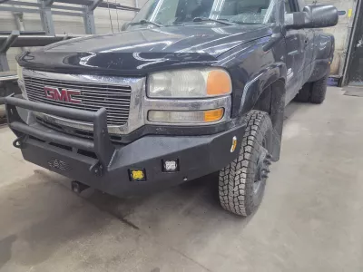 GMC 2500-3500HD 2003-2007 with CLASSIC FRONT Weld It Yourself STANDARD installed
