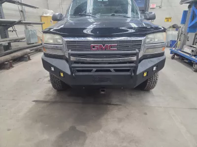 Gmc 2500-3500hd 2003-2007 with a classic front weld it yourself bumper kit