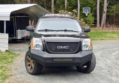 Gmc yukon 2007-2014 with a classic front weld it yourself bumper kit