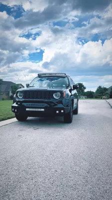 JEEP RENEGADE 2015-2018 with PRECISION FRONT Weld It Yourself STANDARD installed