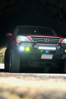 LEXUS GX470 2002-2009 with CLASSIC FRONT Weld It Yourself STANDARD installed
