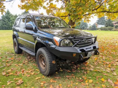 LEXUS GX470 2002-2009 with CLASSIC FRONT Weld It Yourself Offroad installed