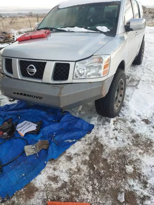 NISSAN ARMADA 2003-2007 with CLASSIC FRONT Weld It Yourself STANDARD installed