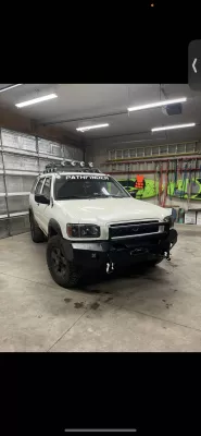 NISSAN PATHFINDER 1996-1999 with CLASSIC FRONT Weld It Yourself Offroad installed