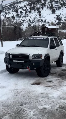 NISSAN PATHFINDER 1996-1999 with CLASSIC FRONT Weld It Yourself Offroad installed