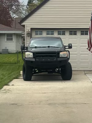 NISSAN TITAN 2003-2015 with CLASSIC FRONT Weld It Yourself STANDARD installed
