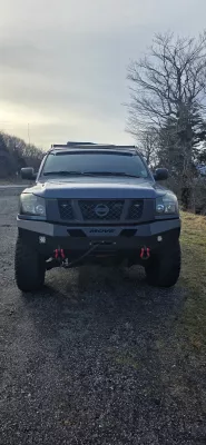 NISSAN TITAN 2003-2015 with CLASSIC FRONT Weld It Yourself Offroad installed