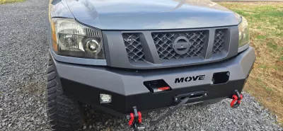 NISSAN TITAN 2003-2015 with CLASSIC FRONT Weld It Yourself Offroad installed
