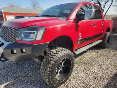 NISSAN TITAN 2003-2015 with CLASSIC FRONT Weld It Yourself Offroad installed