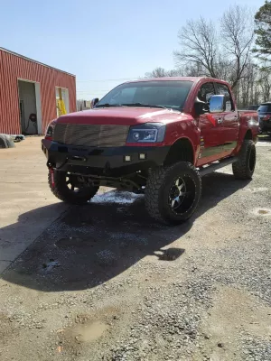 NISSAN TITAN 2003-2015 with CLASSIC FRONT W.I.Y.KIT OFFROAD installed