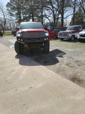 NISSAN TITAN 2003-2015 with CLASSIC FRONT Weld It Yourself Offroad installed