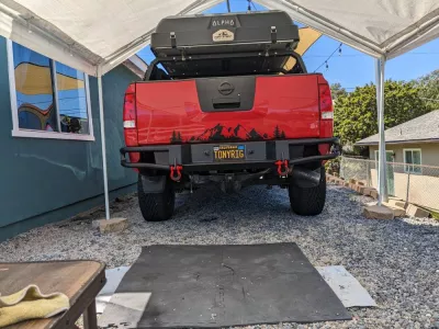 NISSAN TITAN 2003-2015 with EMBARK REAR W.I.Y.KIT STANDARD installed