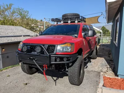 NISSAN TITAN 2003-2015 with EMBARK FRONT W.I.Y.KIT OFFROAD installed