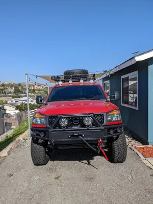 NISSAN TITAN 2003-2015 with EMBARK FRONT W.I.Y.KIT OFFROAD installed