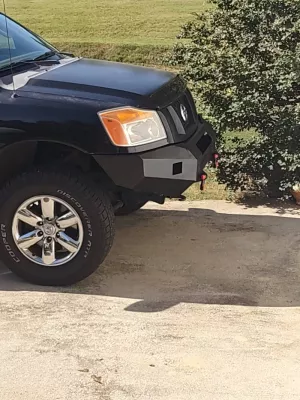 NISSAN TITAN 2003-2015 with CLASSIC FRONT Weld It Yourself STANDARD installed
