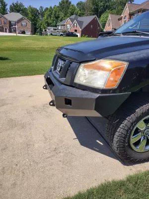 NISSAN TITAN 2003-2015 with CLASSIC FRONT Weld It Yourself STANDARD installed