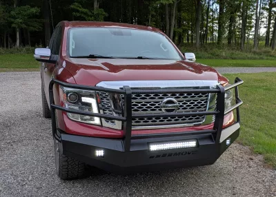 NISSAN TITAN 2016-2023 with CLASSIC FRONT Weld It Yourself STANDARD installed