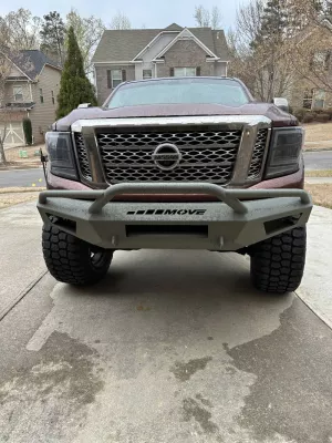 NISSAN TITAN XD 2016-2025 with PRECISION FRONT W.I.Y.KIT STANDARD installed