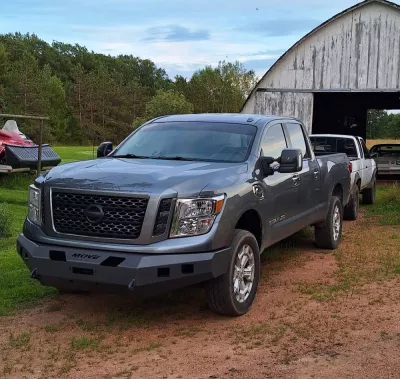 NISSAN TITAN XD 2016-2025 with CLASSIC FRONT W.I.Y.KIT OFFROAD installed