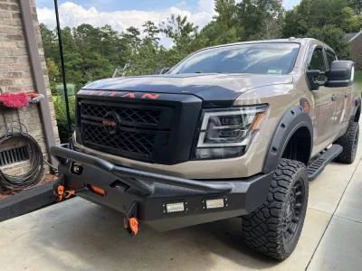 NISSAN TITAN XD 2016-2025 with CLASSIC FRONT W.I.Y.KIT OFFROAD installed