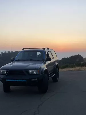 TOYOTA 4RUNNER 1989.5-1995 with PRECISION FRONT Weld It Yourself STANDARD installed