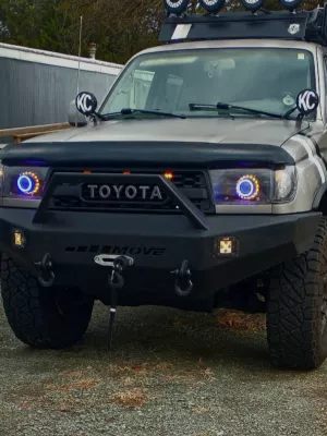 TOYOTA 4RUNNER 1999-2002 with CLASSIC FRONT Weld It Yourself STANDARD installed