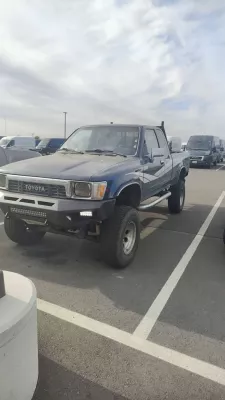 TOYOTA PICKUP 1989-1995 with PRECISION FRONT Weld It Yourself STANDARD installed